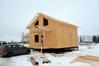 Haus nach Projekt „Sefir“, Dorf Kadnikovo: Obergeschoss und Dachgeschoss