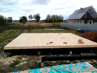 Özel projeli ev, Suzdal: 0 kotunda SIP panel zemin