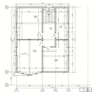 Haus 188 m² nach individuellem Projekt, Dorf Ivanovskoe: Projektgrundriss