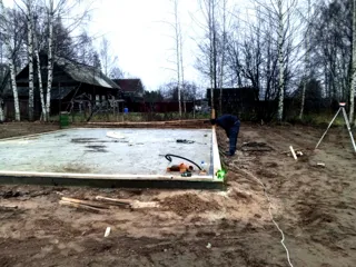 Garage 2 m² nach individuellem Entwurf, Region Twer: Fundament und Grundrahmen