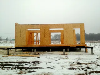 Haus nach Projekt „Mistika - S2.8“, Gebiet Moskau: Wandmontage