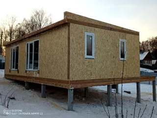 Haus nach Projekt „Mistika - S2.5“, Dorf Astashevo: Wandmontage