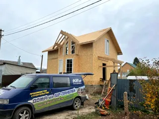 107 m² house built to a custom design, Shuya: roofing