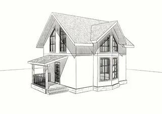 Haus nach Projekt „Musterhaus“, Yaroslavl: Projektvisualisierung