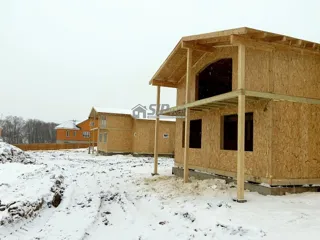 Gästehaus nach individuellem Projekt, Gebiet Moskau: Wandmontage