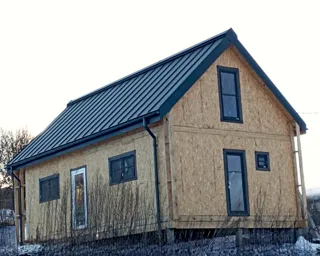Haus 76 m² nach individuellem Projekt, Dorf Tulchino: Fertiges Haus