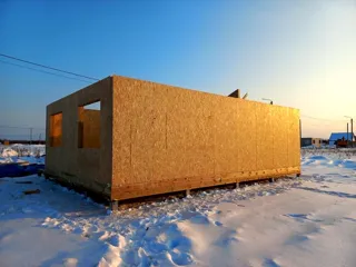 Haus nach Projekt „Galaktika - 76.65“, Kostroma: Wandmontage
