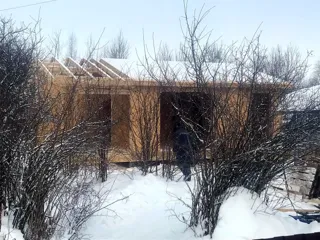 Haus 69 m², individuelles Projekt, SNT „Juschnyj-5“: Wandmontage
