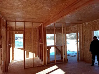 Haus nach Projekt „Jaroslawl“, Dorf Karmanovo: Innenwände