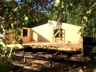 Haus nach individuellem Projekt, KP „Jaroslawskoje Wsmorje“: Wandmontage