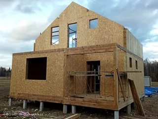 96 m² ev, özel proje, Konokhovo köyü: ikinci kat ve çatı katı