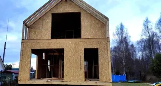A 148 m² house built to the “Barnhouse Saint Petersburg” design, Ivanovo Region
