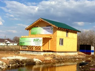 Haus nach Projekt „Jessentuki 7.5x7.5“, Dorf Lopatino: Fertiges Haus