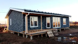 Haus 143 m², Projekt „Wuokatti“, Gebiet Kostroma: fertiges Haus