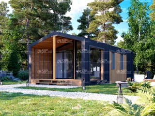 “Barnhouse 39” projesine göre ev, Yaroslavl bölgesi: proje görselleştirmesi
