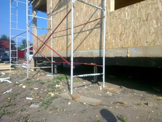 Haus nach Projekt „Arsamas“, Ivanovo: Wandmontage