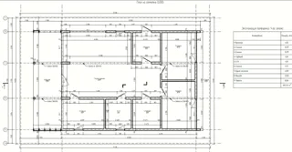 Haus nach Projekt „Barnhouse 110“, Dorf Ivantsevo: Projektgrundriss