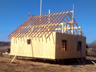 House, “Votchina” design, Gubachevo village: roofing