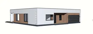 Haus 224 m² nach individuellem Projekt, Dorf Borovikovo: Projektvisualisierung