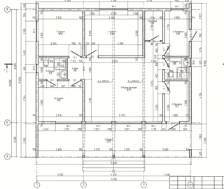 Haus 114,77 m², individuelles Projekt, SNT „Nadeschda-5“: Grundriss des Projekts