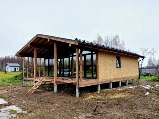 Haus nach Projekt „Chalet 76.3“, Gebiet Iwanowo: Fertiges Haus