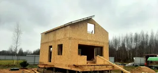 103 m² house based on the “Ermak” design, Timoshkino village: second floor and attic