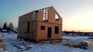 Haus nach Projekt „Dmitrowo“, Dorf Lupychevo: Obergeschoss und Dachgeschoss