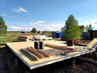 Haus nach Projekt „Mistika E“, Region Tula: SIP-Boden auf Höhe 0
