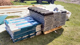 Haus nach Projekt „Sarja“, Kazan: Lieferung des Hausbausatzes