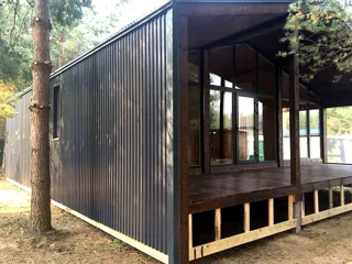 Datscha nach Projekt „Barnhouse 76.1“, Gebiet Wladimir: fertiges Gebäude