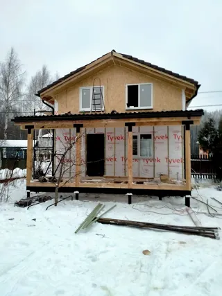 Country house built to the “Small country house” design, Karacharovo village