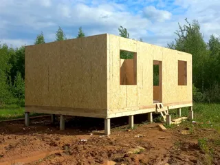 Haus mit 45 m² nach dem Projekt „Vivat 2.8“, Siedlung Nekrasovskoe