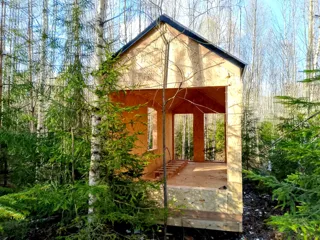 Gästehaus nach individuellem Projekt, Gebiet Kostroma: Wandmontage