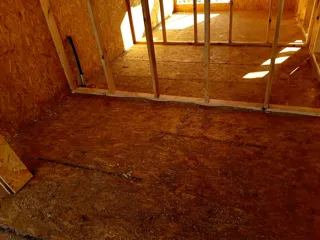 House, “Half-timbered 98” design, Borisovo village: interior partitions