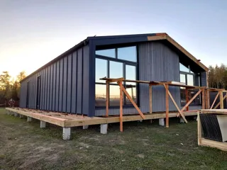Haus nach Projekt „Barnhouse 110“, Dorf Ivantsevo: Fertiges Haus