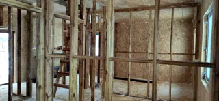 Haus 63,3 m² nach individuellem Projekt, Dorf Ignatovskoe: Trennwände