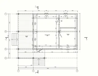 Haus 61,2 m² nach individuellem Projekt, Dorf Shashmurka: Projektgrundriss
