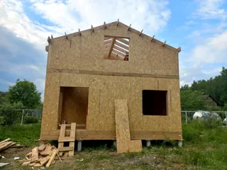 Ferienhaus nach Projekt „Kleines Ferienhaus“, SNT „Nadeschda-5“: Fertiges Haus
