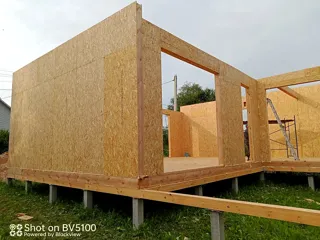Özel projeye göre 116 m² ev, Ankudinovo köyü: duvar montajı