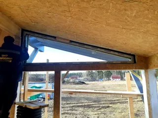 House, “Half-timbered 98” design, Borisovo village: facade finishing
