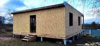 Haus 76 m² nach individuellem Projekt, Dorf Shirokovo