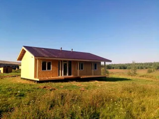 House, “Ivalo” design, Beli village: roofing