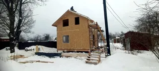 74 m² ev, özel proje, “Jeleznodorojnik” SNT: tamamlanmış ev