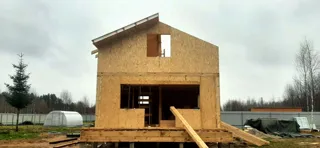 103 m² house based on the “Ermak” design, Timoshkino village: second floor and attic