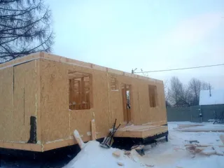 Haus nach Projekt „Elegant“, Rybinsk: Wandmontage