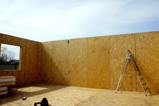 Haus nach Projekt „Metschta pl.1“, Saratov: Wandmontage