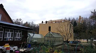 Haus nach Projekt „William 192“, Dorf Timonovo: Obergeschoss und Dachgeschoss