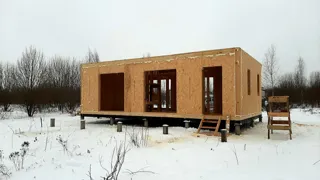 Haus nach Projekt „Mistika - S2.5“, Dorf Degtyarevo: Fertiges Haus