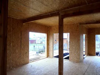 House, “Valencia” design, Kosterevo: interior partitions