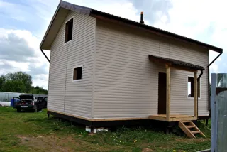 Haus nach Projekt „Ermak“, Dorf Vasilevo: Fertiges Haus